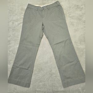 NWT G.H. Bass & Co. America Chino Pants Womens Sz 8 (30x29) Olive Green Bohemian
